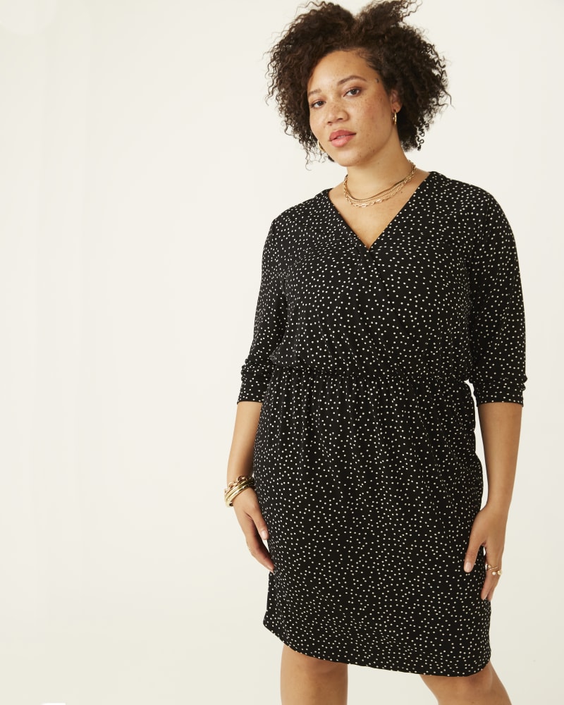 Front of plus size Romilda Empire-Waist Faux-Wrap Dress by Dex Plus | Dia&Co | dia_product_style_image_id:177356